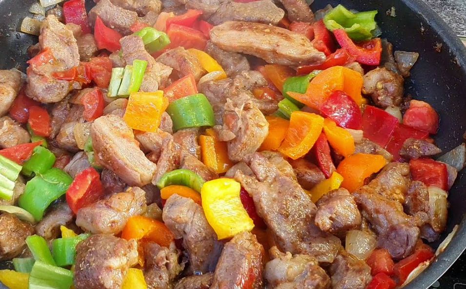 meat stir fry